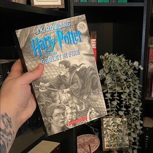 Scholastic Harry Potter and the Goblet of Fire — Blue & Gray Cover Art